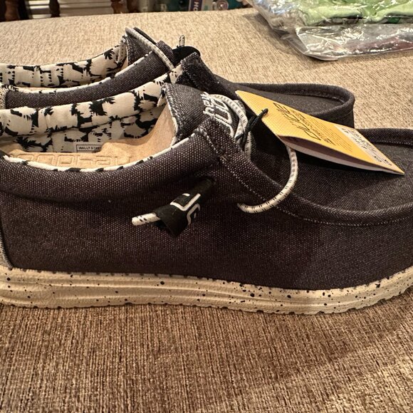 HEY DUDE WALLY STRETCH OPAL BLACK 8 - Picture 3 of 5